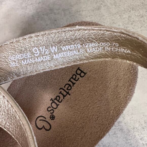 Baretraps Cerdee Slingback Sandals WMNS 9.5W Posha Block Heels WRS19 Office Tan - Picture 6 of 6